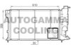CITRO 1331QK Radiator, engine cooling